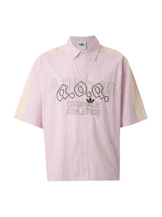 Foto van product ADIDAS ORIGINALS Overhemd ecru / rosé / zwart / wit