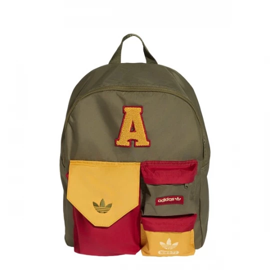 Foto van product ADIDAS ORIGINALS Rugzak 'Archive' donkergeel / olijfgroen / vuurrood