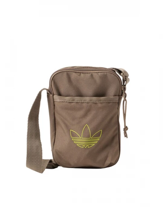 Foto van product ADIDAS ORIGINALS Schoudertas 'FESTIVAL' mokka / neongroen