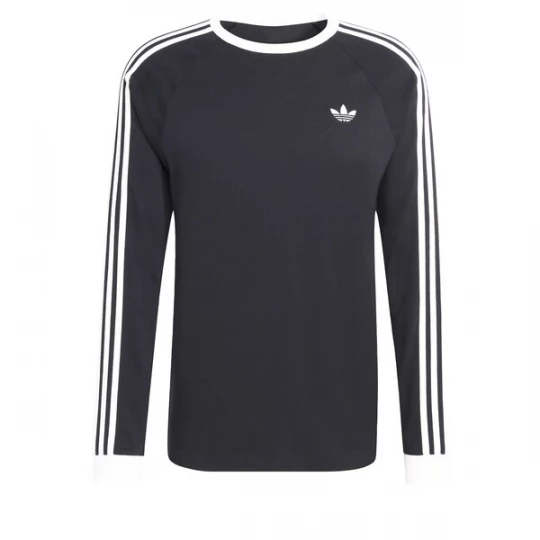Foto van product ADIDAS ORIGINALS Shirt '3-STRIPES LONGSLEEVE' zwart / wit