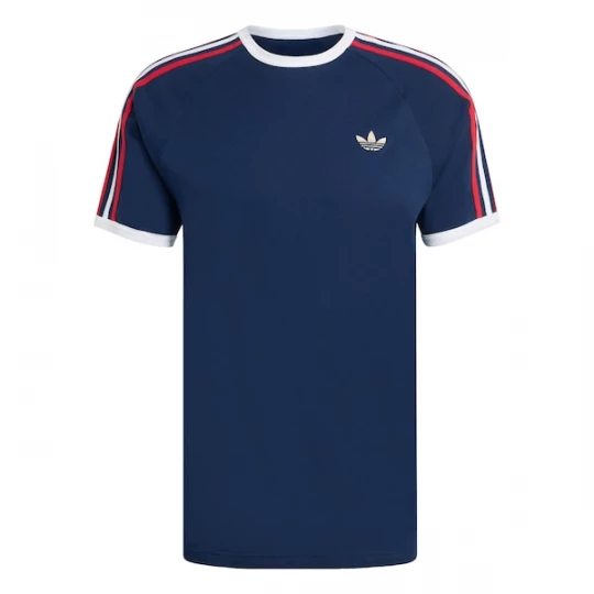 Foto van product ADIDAS ORIGINALS Shirt '3-STRIPES' navy / rood / wit