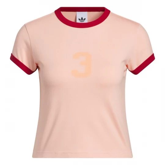 Foto van product ADIDAS ORIGINALS Shirt abrikoos / rosé / rood