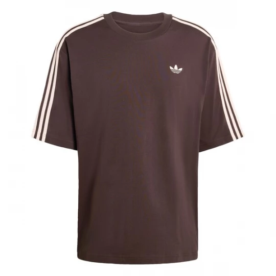 Foto van product ADIDAS ORIGINALS Shirt 'Adicolor' donkerbruin / rosa / wit