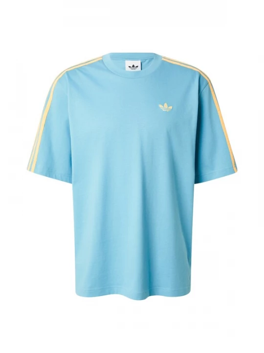 Foto van product ADIDAS ORIGINALS Shirt 'Adicolor' lichtblauw / pasteelgeel