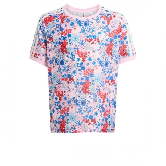 Foto van product ADIDAS ORIGINALS Shirt 'Adidas Originals x Liberty London' blauw / rosa / rood / wit