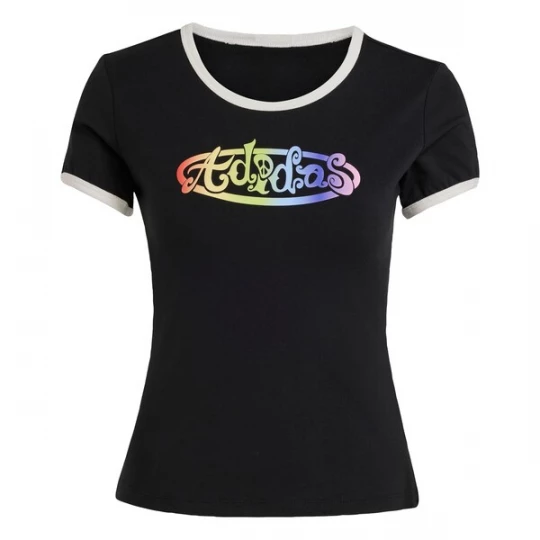 Foto van product ADIDAS ORIGINALS Shirt 'Adidas x Jeremy Scott' lichtblauw / geel / lila / zwart