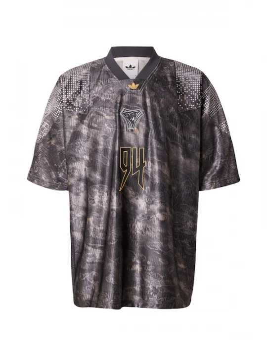 Foto van product ADIDAS ORIGINALS Shirt 'Adilenium Saison 5 EQT' lichtgeel / grijs / zwart / wit
