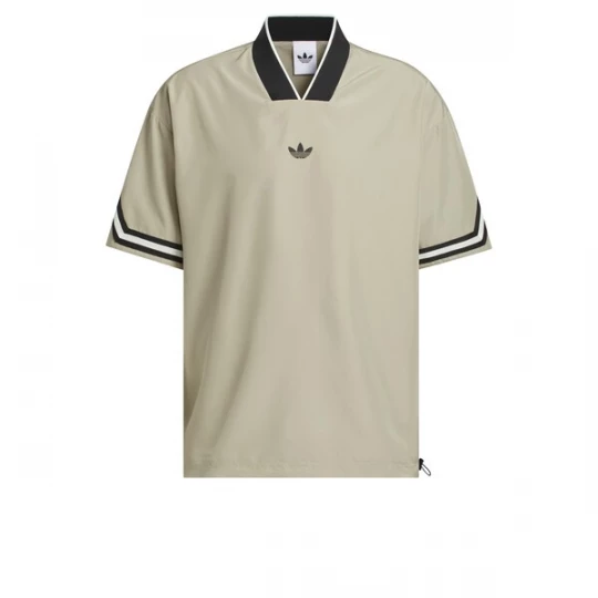Foto van product ADIDAS ORIGINALS Shirt 'Basketball Warm Up' cappuccino / zwart / wit