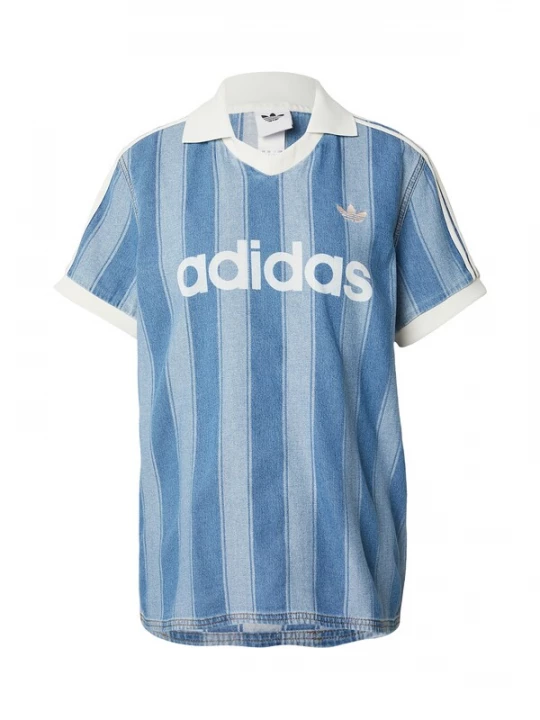 Foto van product ADIDAS ORIGINALS Shirt blauw denim / lichtblauw / wit