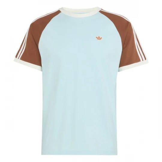 Foto van product ADIDAS ORIGINALS Shirt 'Cali' lichtblauw / chocoladebruin / mintgroen / wit