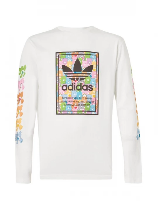 Foto van product ADIDAS ORIGINALS Shirt 'CARE BEAR' lichtblauw / lichtgroen / zwart / wit