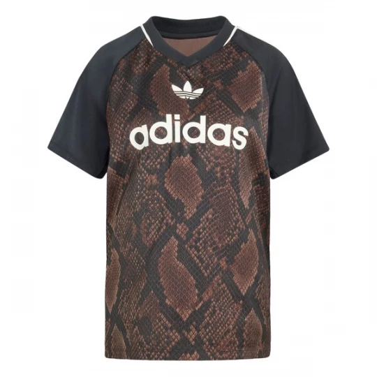 Foto van product ADIDAS ORIGINALS Shirt chocoladebruin / lichtbruin / zwart / wit
