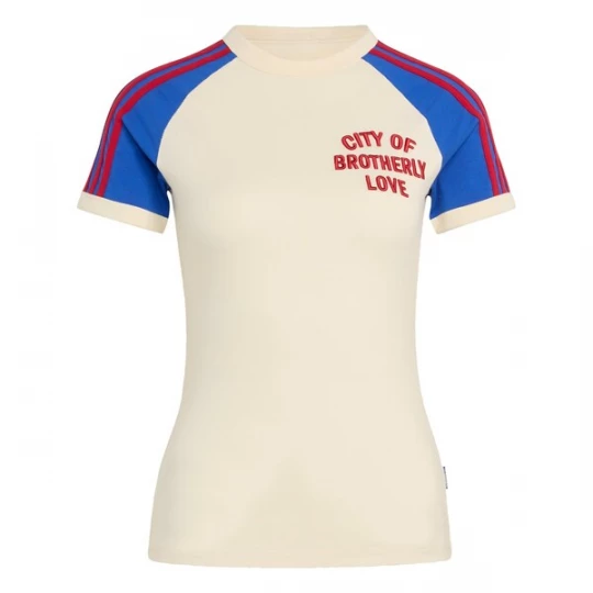 Foto van product ADIDAS ORIGINALS Shirt 'City Philadelphia' blauw / rood / wolwit