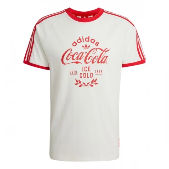 Foto van product ADIDAS ORIGINALS Shirt 'Coca Cola Classic' rood / wit