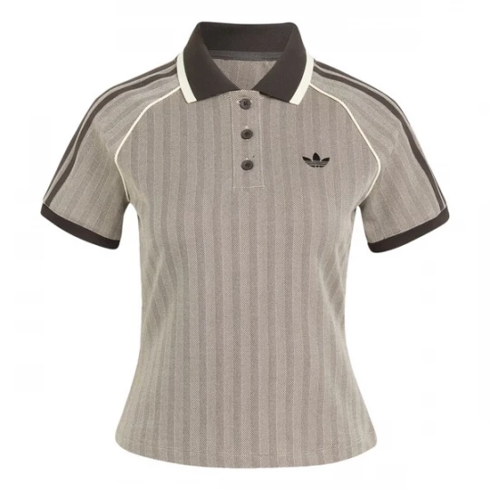 Foto van product ADIDAS ORIGINALS Shirt crème / chocoladebruin