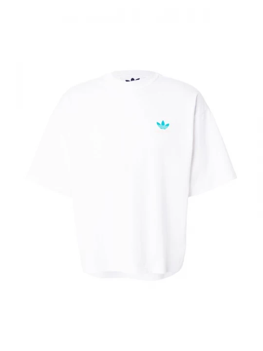 Foto van product ADIDAS ORIGINALS Shirt cyaan blauw / lichtgroen / oranje / wit