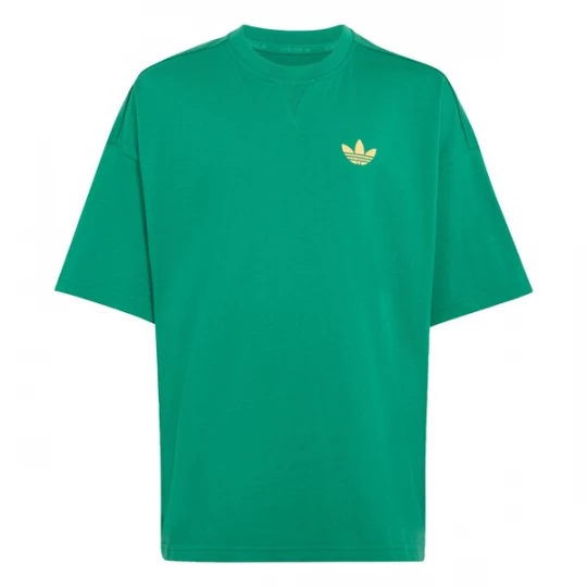 Foto van product ADIDAS ORIGINALS Shirt 'Dino' groen / lichtoranje / zwart