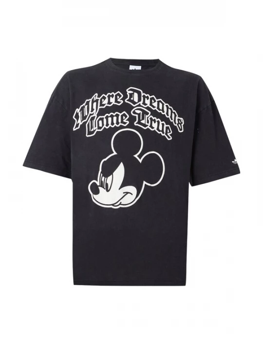 Foto van product ADIDAS ORIGINALS Shirt 'Disney Micky Maus Dreams' zwart / wit