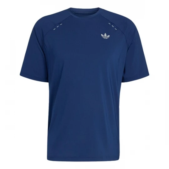 Foto van product ADIDAS ORIGINALS Shirt 'Essentials' donkerblauw / lichtgrijs