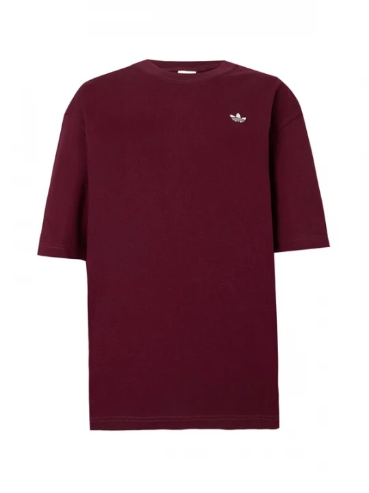 Foto van product ADIDAS ORIGINALS Shirt 'Essentials' wijnrood / wit