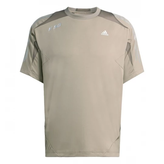 Foto van product ADIDAS ORIGINALS Shirt 'F50' kaki / zilver / wit