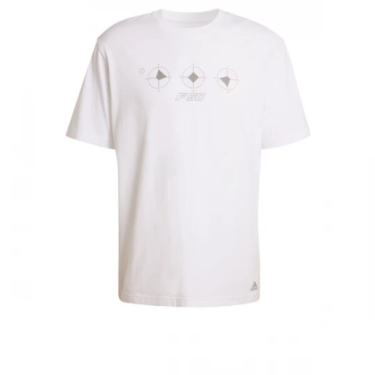 Foto van product ADIDAS ORIGINALS Shirt 'F50' zilvergrijs / wit