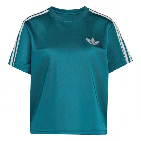 Foto van product ADIDAS ORIGINALS Shirt 'Firebird' petrol / wit