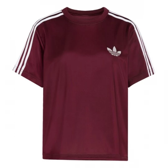 Foto van product ADIDAS ORIGINALS Shirt 'Firebird' wijnrood / wit