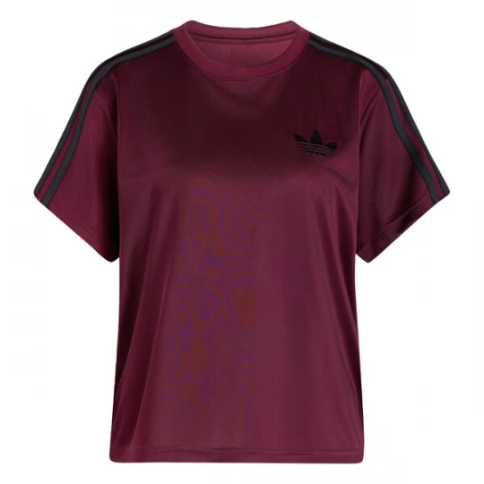 Foto van product ADIDAS ORIGINALS Shirt 'Firebird' wijnrood / zwart