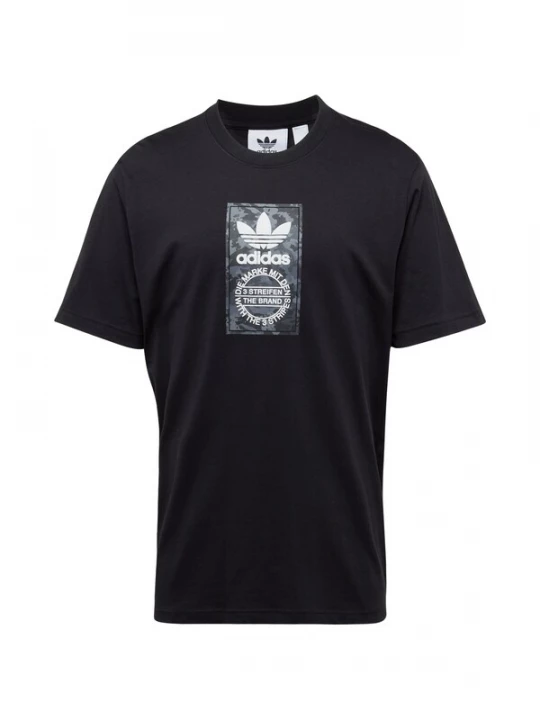 Foto van product ADIDAS ORIGINALS Shirt grijs / zwart / wit