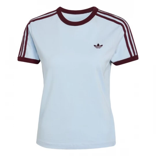Foto van product ADIDAS ORIGINALS Shirt lichtblauw / wijnrood