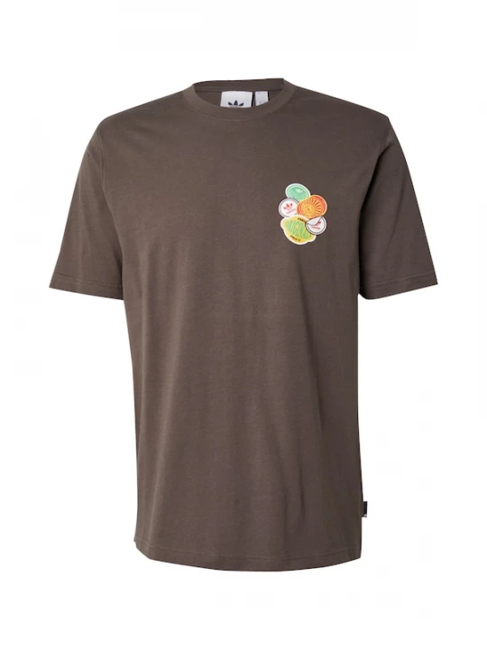 Foto van product ADIDAS ORIGINALS Shirt mokka / geel / oranje / wit