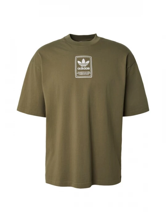 Foto van product ADIDAS ORIGINALS Shirt olijfgroen / wit