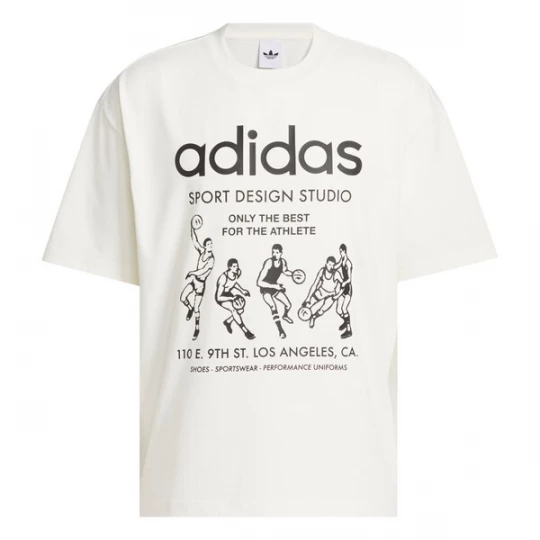 Foto van product ADIDAS ORIGINALS Shirt 'Only The Best For The Athlete' zwart / wit