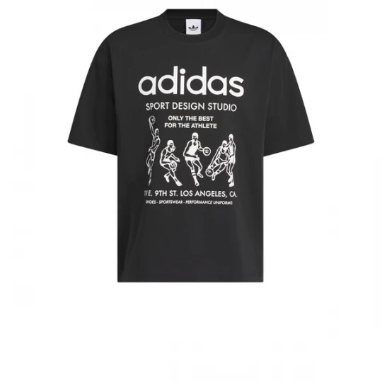 Foto van product ADIDAS ORIGINALS Shirt 'Only The Best For The Athlete' zwart / wit