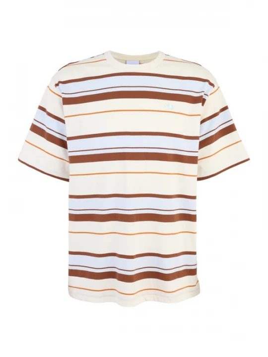 Foto van product ADIDAS ORIGINALS Shirt pastelblauw / bruin / donkeroranje / offwhite