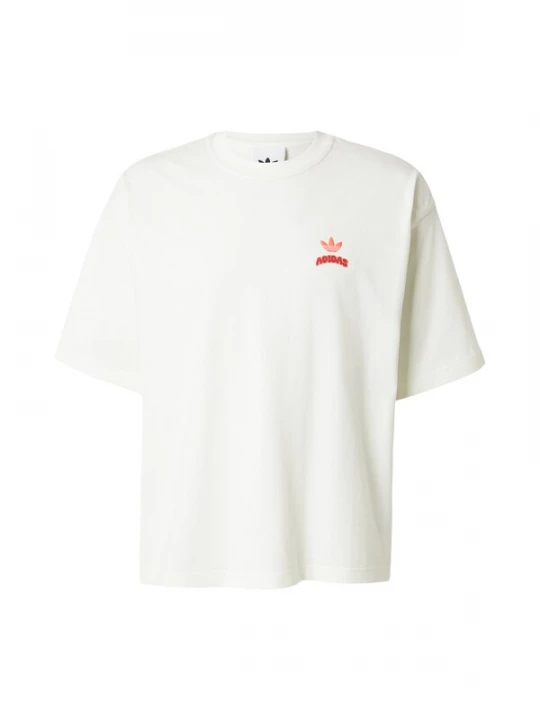 Foto van product ADIDAS ORIGINALS Shirt 'Pixelated Burget Character' pasteelgeel / oranje / wit