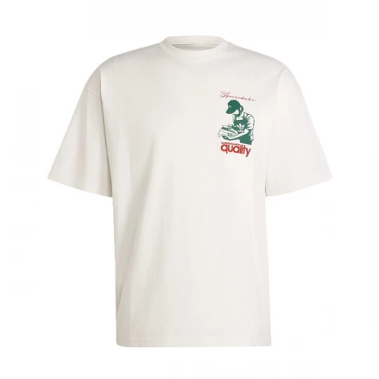 Foto van product ADIDAS ORIGINALS Shirt 'Quality' groen / rood / wit