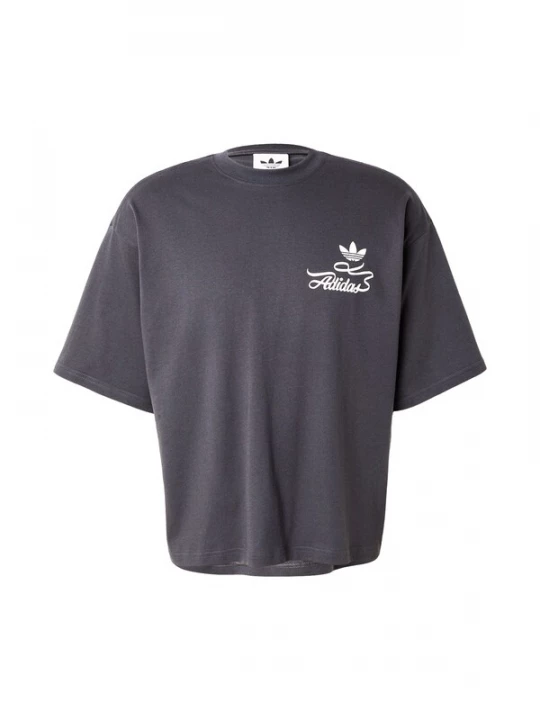 Foto van product ADIDAS ORIGINALS Shirt 'RECORD' lichtblauw / donkergrijs / wit