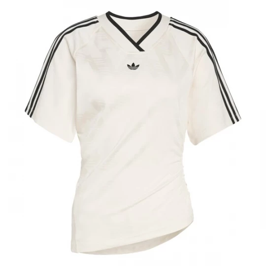 Foto van product ADIDAS ORIGINALS Shirt 'ROUCHED FOOTBALL' zwart / wit