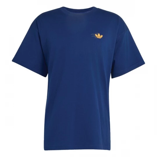 Foto van product ADIDAS ORIGINALS Shirt 'Running Club' donkerblauw / geel / grijs / wit