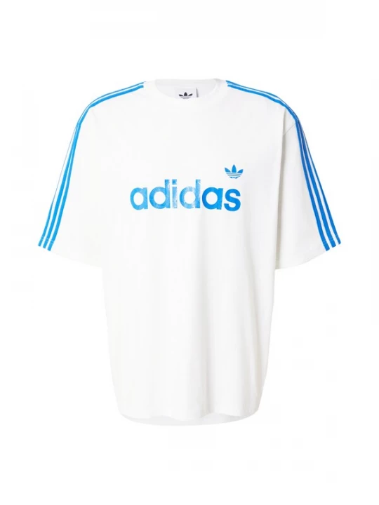 Foto van product ADIDAS ORIGINALS Shirt 'SNAKE' lichtblauw / wit