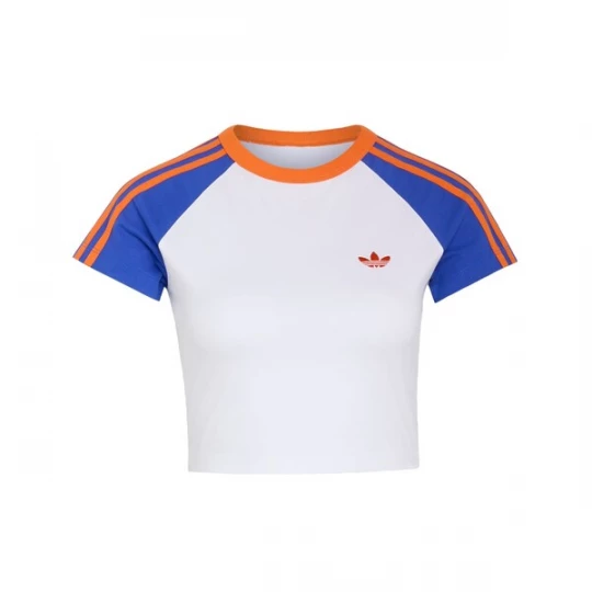 Foto van product ADIDAS ORIGINALS Shirt 'Sst' blauw / donkeroranje / wit