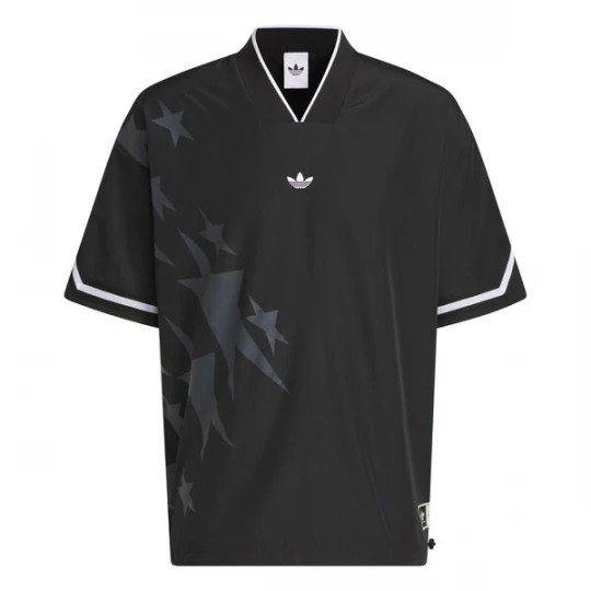 Foto van product ADIDAS ORIGINALS Shirt 'Star' donkergrijs / zwart / wit