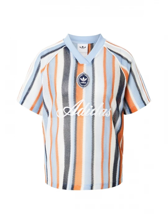 Foto van product ADIDAS ORIGINALS Shirt 'Summer Glow' beige / smoky blue / lichtblauw / oranje