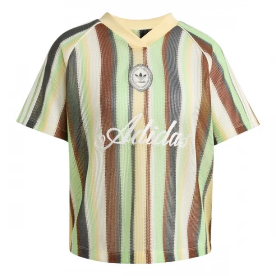 Foto van product ADIDAS ORIGINALS Shirt 'Summer Glow' brokaat / lichtgeel / grafiet / lichtgroen