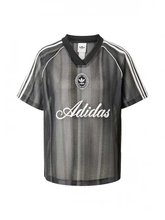 Foto van product ADIDAS ORIGINALS Shirt 'Summer Glow' grijs / donkergrijs / zwart / wit