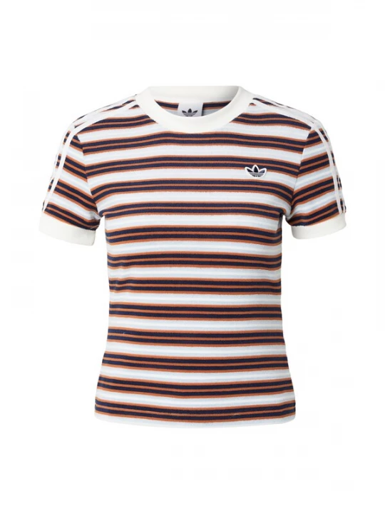 Foto van product ADIDAS ORIGINALS Shirt 'Summer Glow' navy / lichtblauw / sepia / wit