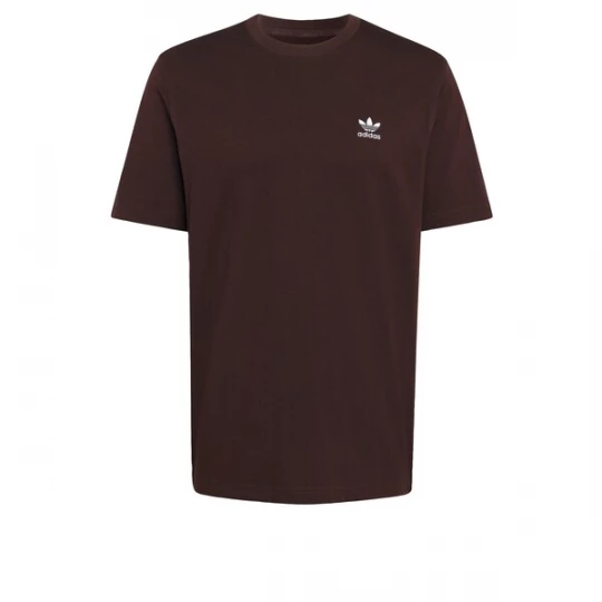 Foto van product ADIDAS ORIGINALS Shirt 'Trefoil Essentials' chocoladebruin / wit