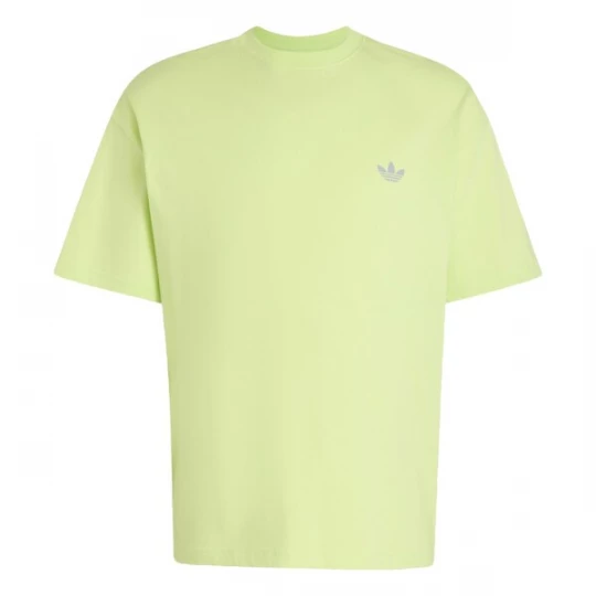 Foto van product ADIDAS ORIGINALS Shirt 'Trefoil Essentials' citroen / lichtgrijs